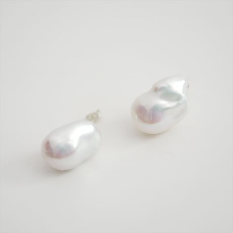 2025 SAMH by LILAS オイスターパールピアス SV(両耳) 25114204728070 2609-0574