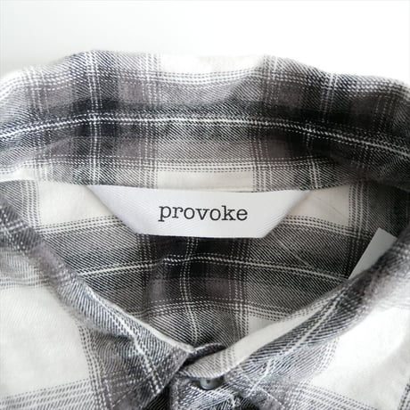 人気完売品 / PROVOKE / Oversized check Shirt / 24050587000310 / 2504-0236