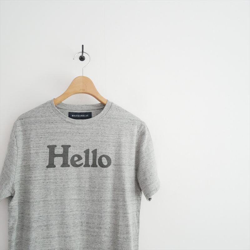 継続販売品 未使用 MADISONBLUE HELLO CREW NECK TEE MB999