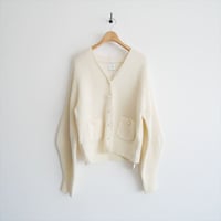 未使用 / SPICK&SPAN / パール畦ニット カーディガン / 24080200551040 / 2503-0332