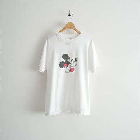 2025SS・人気完売品 6 ROKU BEAUTY&YOUTH MICKEY/Tシャツ 2607-0704