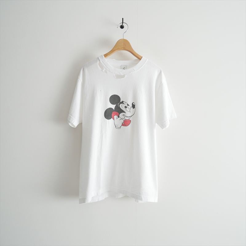新品 6(ROKU) ミッキーマウス 6 ROKU Disney ミッキーマウス Tシャツ L