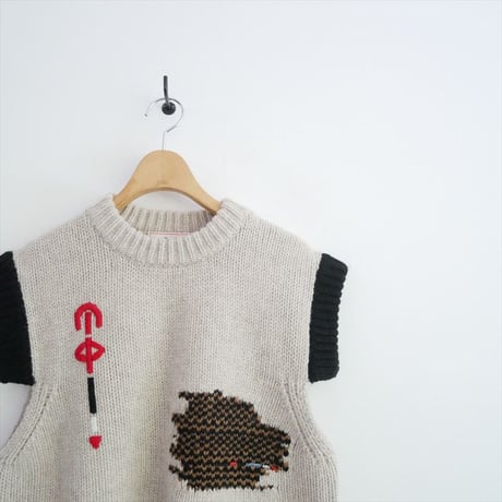 2025AW JOURNAL STANDARD別注 Y.A.Acc Bicolor knit Vest 25080410001840 2604-0482