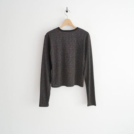 2025 未使用 M TO R / LAME RIB LONG SLEEVE CUTSEWN / MUM25200 2512-0892