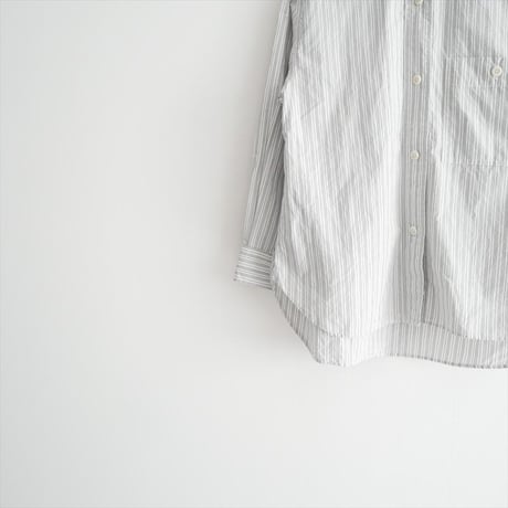 2025・人気完売品 MHL. PJ STRIPE COTTON POPLIN SHIRT  5955253204 2607-0436