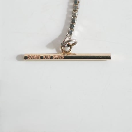 人気完売品 SAMH by LILAS SAMHデチャッタブルTバーネックレス 25110204619070 2609-0189