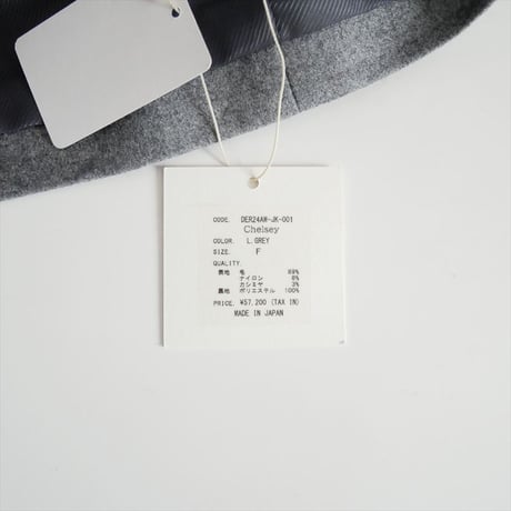 人気完売品 未使用 deres Chelsey/coat-like jacket DER24AW-JK-001 2610-2003