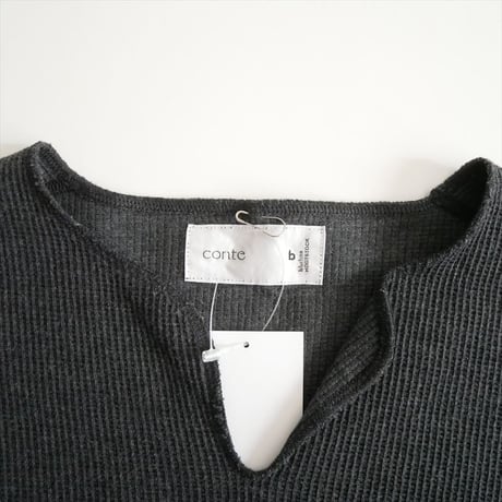 2025AW conte別注 blurhms / キーネック サーマルカットソー / 85125000000 2602-0014