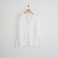 2025 未使用 DEUXIEME CLASSE Fine Cotton Vネック カーディガン 25080500810030 2607-0808