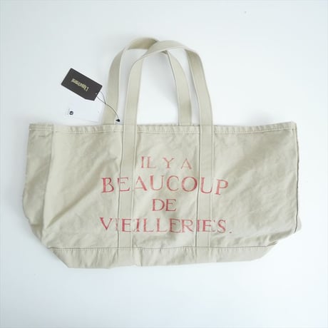 2026SS今季・人気完売品 未使用 L'Appartement別注 J.J.MERCER TOTE BAG（L） 26092570003510 2607-0642