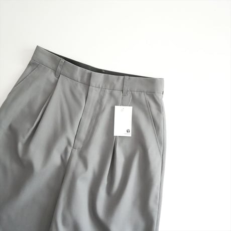 継続販売品 未使用 GALERIE VIE ウォッシャブルトロピカル ツータックストレートパンツ 23046104104 2609-0302