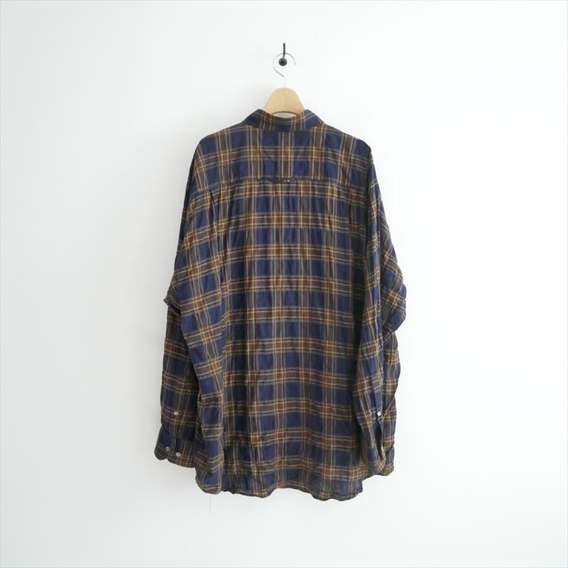 【新品】JOURNAL STANDERD LUXE　シャーリングチェックシャツ journal standard luxe シャーリングチェック Big-BD-シャツ 230