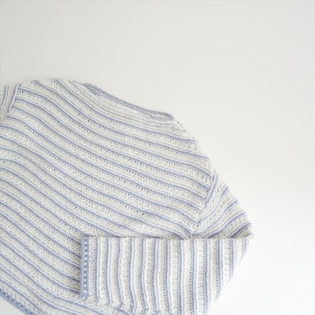 継続販売品 GALERIE VIE バンピーボーダー ボートネックプルオーバー 23025402310 2609-0299