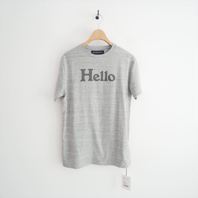 継続販売品 未使用 MADISONBLUE HELLO CREW NECK TEE MB999
