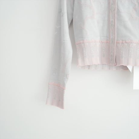 2026・人気完売品 未使用 Mame Kurogouchi Layered Jacquard Knit Cardigan MM26SS-KN087 2607-1135