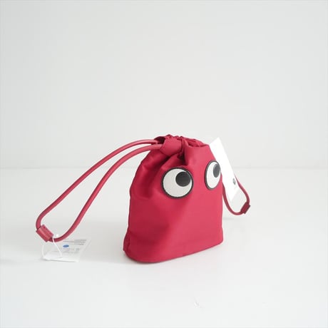 継続販売品・人気完売色 未使用 UNITED ARROWS別注 ANYA HINDMARCH EYES ドローストリング ポーチ 17324999223 2607-1181