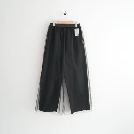 2025AW 未使用 BABYLON チュール付き裏毛パンツ 595842 2604-0289