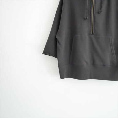 2025AW・人気完売品 AP STUDIO ウールミックスハーフジップフーディ 25070586203130 2605-2024