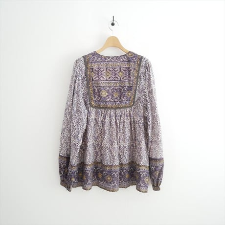 2025・人気完売品 L'Appartement Indian Cotton Blouse 25050570003610 2609-0440