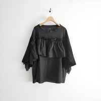 2026SS今季 未使用 journal standard luxe フレンチリネンキャンバス フリルプルブラウス 26050440070020 2607-0761