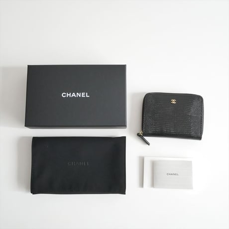 2026 CHANEL リザード エンボス カーフスキン ウォレット 2つ折り AP5389 B25130 94305 2610-0581