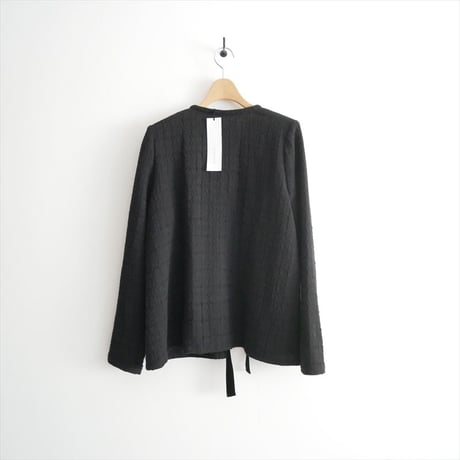 継続販売品 未使用 KEINA RITA FRONT RIBBON TWEED JACKET 2607-0336