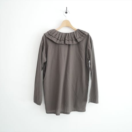 2025AW・人気完売品 gather & tools別注 Yoli simple frill blouse for gather YL-TP37-25AW 2604-1412