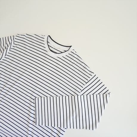 未使用 DEUXIEME CLASSE Thrilling stripre Tシャツ 25070500712010 2609-0036