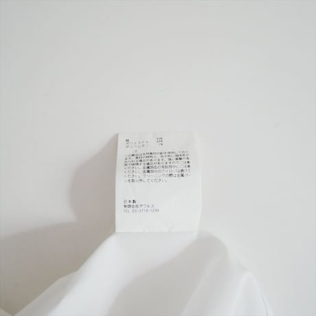 人気完売品 HYKE T/C BALLOON SLEEVE BLOUSE 15228 2608-0066