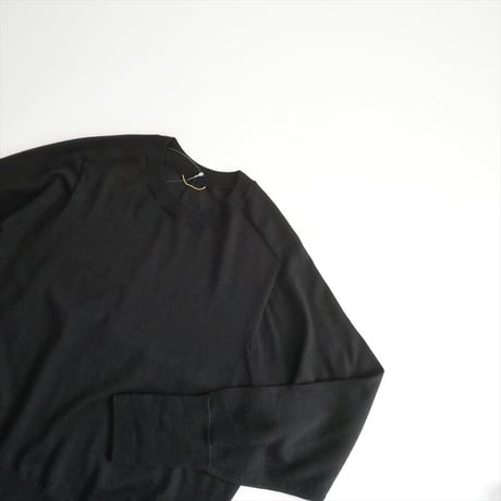 2025AW・人気完売品 L'Appartement Wool Silk Cashmere Crewneck Knit 25080560718030 2609-0612