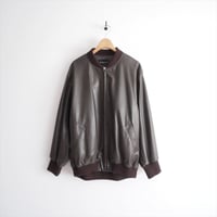 継続販売品 mizuiro ind シンセティックレザージップブルゾン 3-270061 2604-0132
