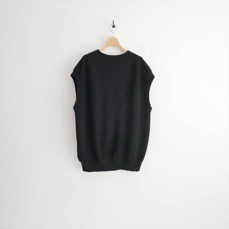 STUDIO NICHOLSON MERINO KNIT VEST FOSS SNW-783 2604-0011