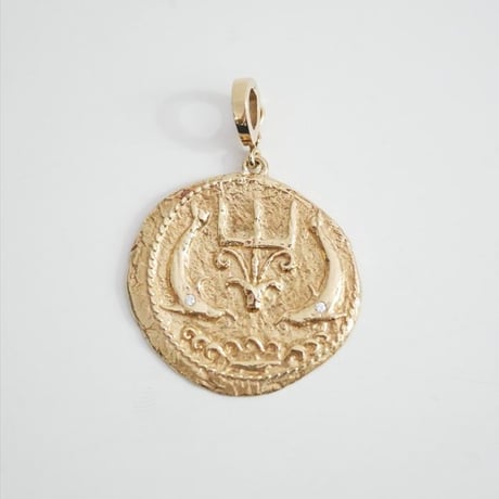 DEUXIEME CLASSE購入品 AZLEE 18K ON THE SEA LARGE COIN CHARM 2609-0161