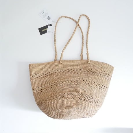2026SS今季・人気完売品 未使用 L'Appartement購入品 SUN AND GREEN RAFIA TOTE BAG 26092570003210 2607-1319
