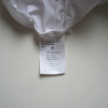2025AW ENFOLD ASYMMETRY BOW-TIE SHIRT 300IA130-1671 2608-0258
