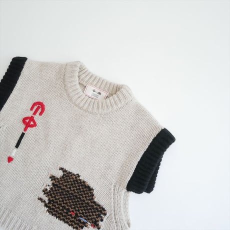 2025AW JOURNAL STANDARD別注 Y.A.Acc Bicolor knit Vest 25080410001840 2604-0482