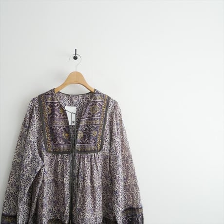 2025SS・人気完売品 L'Appartement Indian Cotton Blouse 25050570003610 2608-0036