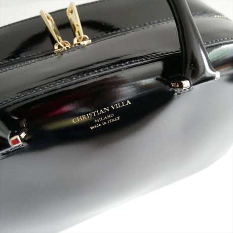 継続販売品 CHRISTIAN VILLA ジャネット・ラージ スクエアボストンバッグ 2607-1276