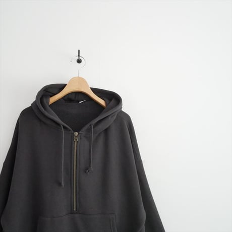 2025AW・人気完売品 AP STUDIO ウールミックスハーフジップフーディ 25070586203130 2605-2024