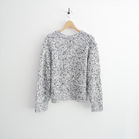 継続販売品 GALERIE VIE コットンダップル クルーネックプルオーバー 23026102005 2610-0211