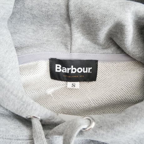 Barbour ロゴ クロップド スウェット フード パーカー 241LOLG002 2604-1037