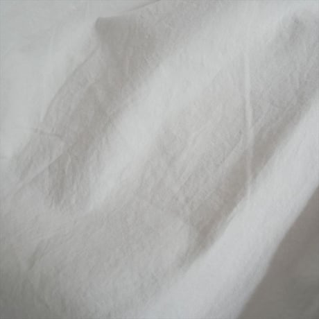 2025AW 未使用 TOUJOURS garment dye organic cotton poplin front wide tuck shirt dress 2605-1355