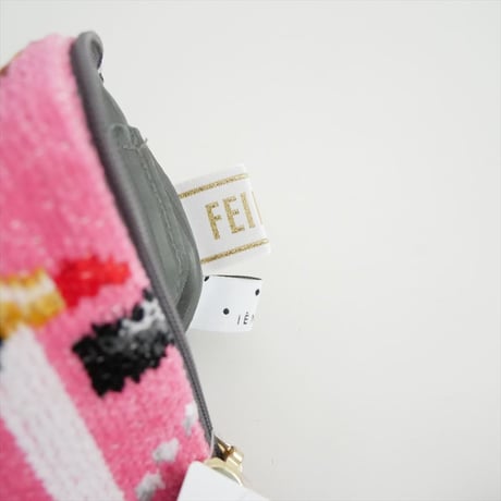 2026・人気完売品 未使用 IENA ENFANT別注 FEILER ROSE IENA 舟形ポーチ 26090917001670 2609-2043