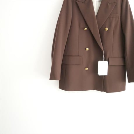 2026・人気完売色 未使用 MilaOwen 金釦ダブルブレストロングブレザー 09WFJ261904 2607-1406