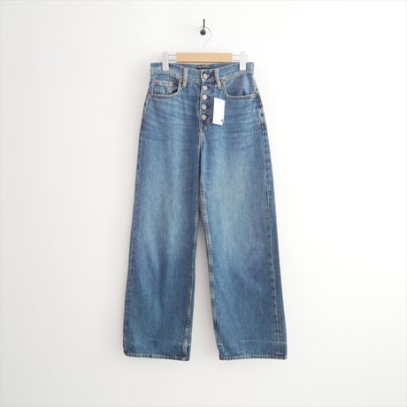 POLO RALPH LAUREN クロップド ワイドレッグ ジーンズ 2608-0517