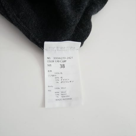 2025AW・人気完売品 ENFOLD U-SLIT BOX PULLOVER 300IA270-2421 2608-0983