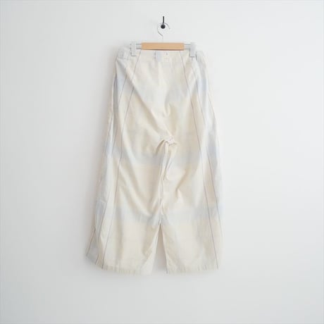 2026SS今季 MEYAME CHECK SIDE LINE WIDE PANTS MEY-2423 2607-2120