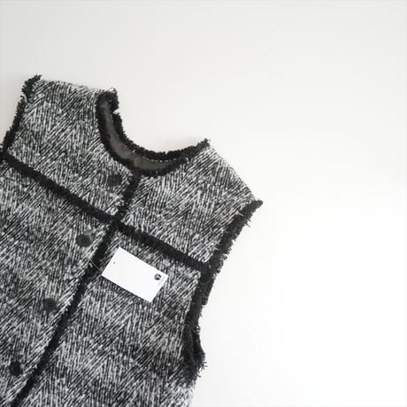 2025AW 未使用 JOURNAL STANDARD ヘリンボンツイードベスト 25011400909040 2604-0495