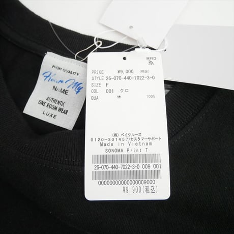 2026AW今季新作・人気完売品 未使用 journal standard luxe SONOMA Print T 26070440702230 2609-0081
