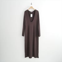2025AW R'IAM / Plage / DEEP U NECK ワンピース / 25040922603030 2602-0836